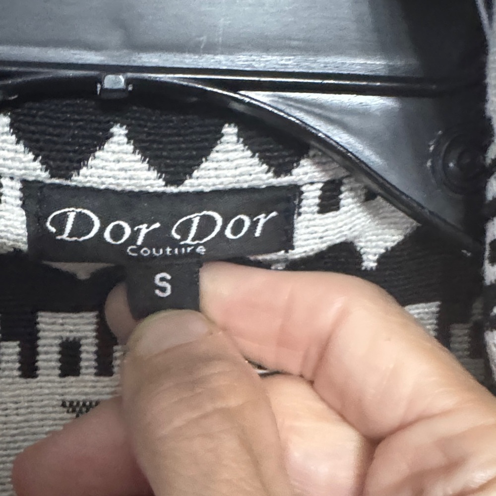 Artistic Patchwork Women's Trench Coat Dor Dor - image 2